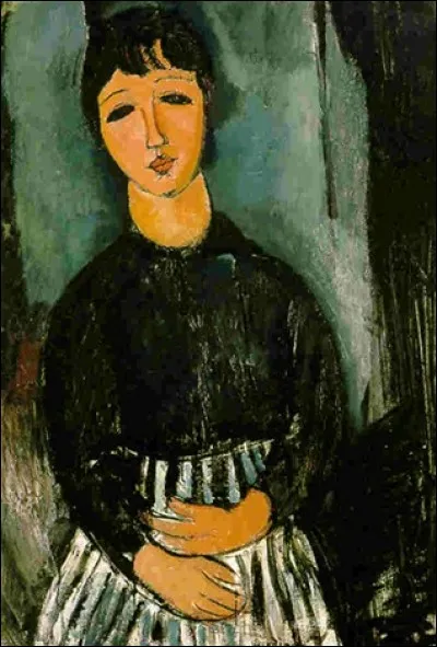 Qui a peint "La servante au tablier rayé" ?