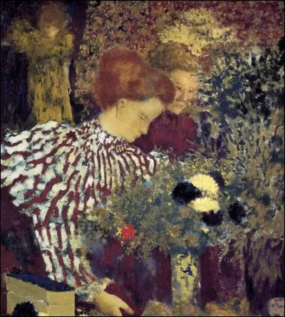 Qui a peint "Le corsage rayé" ?