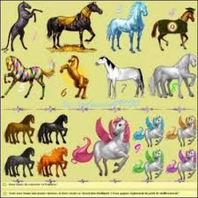 Combien y a-t-il de chevaux divins, en tout ?