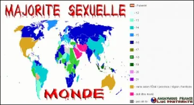 En France, atteint-on sa majorité sexuelle à 12 ans ?