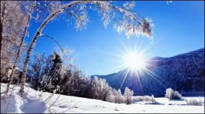 Si je te dis "hiver", tu me dis :