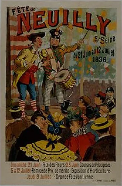 La fête de Neuilly a été créée par un décret impérial de Napoléon Ier en date du 10 juin 1815 ! 
Quel est l'autre nom de cette fête foraine ?