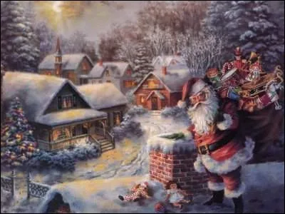 Où le Père Noël dépose-t-il les cadeaux pour les enfants sages ?
