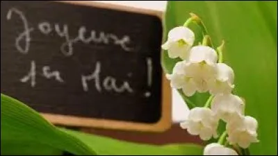 Qu'offre-t-on le 1er mai ?