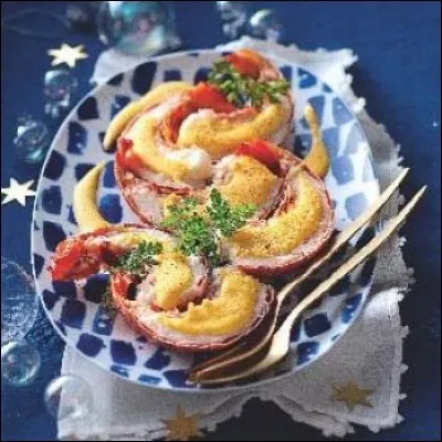 Un riesling blanc accompagnera les amateurs de ce crustacé nappé d'un sabayon.