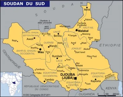 Djouba est la capitale du pays ayant pris son indépendance le plus récemment. Quel est ce pays ?