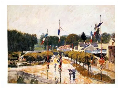 Qui a peint "Jour de fête à Marly le Roi" ?