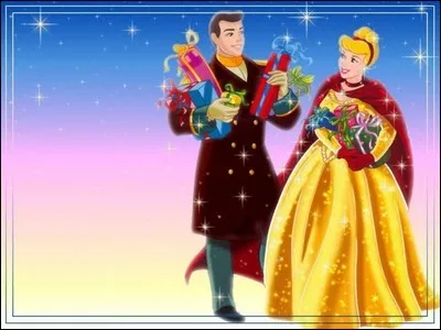 Avec qui Cendrillon a-t-elle acheté les cadeaux ?