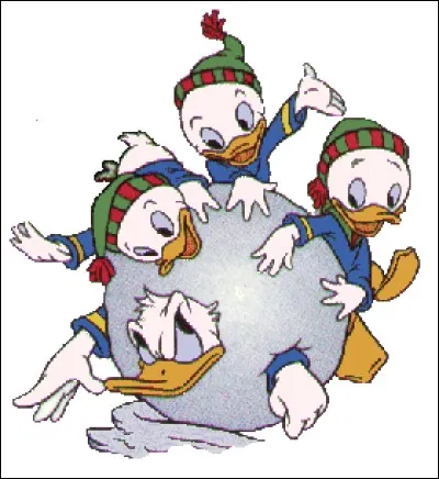 Qui sont les personnages en train d'embêter Donald ?