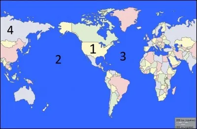 Quel océan se cache derrière le numéro 2 ?