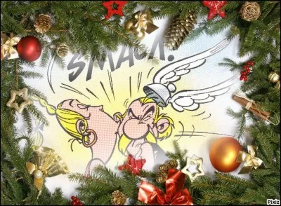 Qui fait une bise à Astérix ?