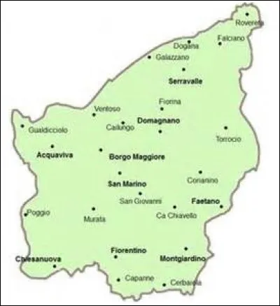 Dans lequel de ces pays est enclavé Saint-Marin ?