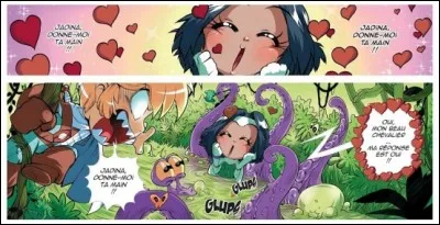 À quelle page du tome 19 apparaît Jadina pour la première fois en version pirate ?