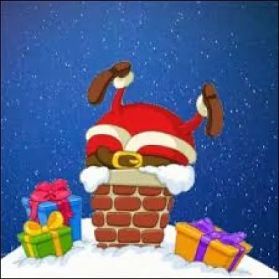 Par où le père Noël passe-t-il ?