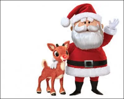 De quelle couleur le nez de Rudolph est-il ?