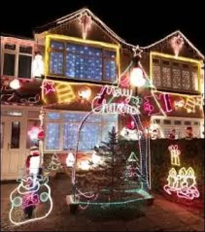 Les Américains considéraient que le père Noël habitait...