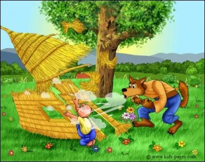 Dans « Les trois petits cochons » de Disney, comment s'appelle celui qui a la maison de paille ?