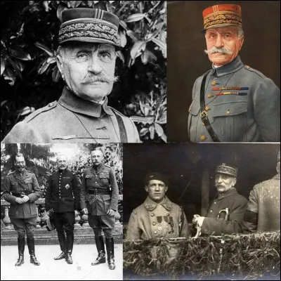 1e Guerre mondiale : 
Par sa femme, il est lié au créateur du métro parisien. Il est professeur d'histoire militaire, de stratégie et tactique générale à l'École supérieure militaire, et devient l'un des théoriciens français de l'offensive. Grâce à son action pendant la 1e Guerre mondiale, il sera trois fois élevé à la distinction de maréchal.
Qui est ce général ?