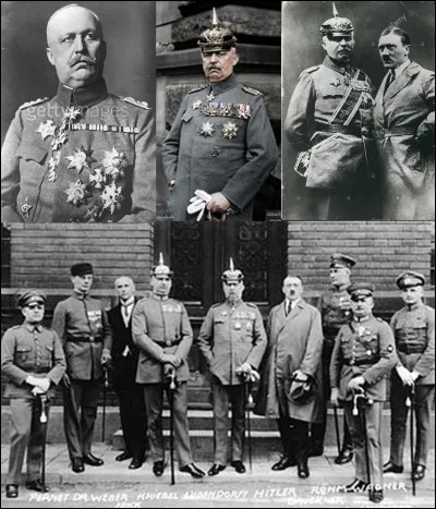 1e Guerre mondiale : 
Au sujet d'Hitler, cet ancien sympathisant du nazisme osa écrire cette phrase au président (et son ancien chef) : 
« Et moi, je vous prédis solennellement que cet homme exécrable entraînera notre nation vers des abîmes de déshonneur []. Les générations futures vous maudiront dans votre tombe pour ce que vous avez fait ».
Qui est ce général ?