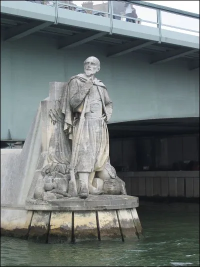 Z - Le "zouave" du Pont de l'Alma à Paris permet de mesurer visuellement le niveau des crues de la Seine.