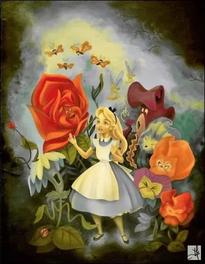 Lorsque Alice rêve du pays des merveilles, où s'est-elle en fait endormie ?