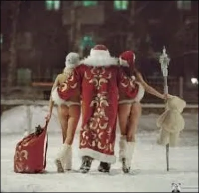 En effet, notre chaud lapin du pôle Nord n'avait pas manqué de retrouver prestement ses deux comparses lubriques...