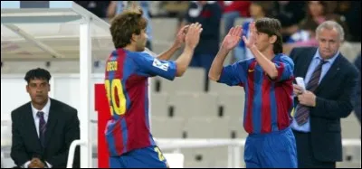 En quelle année Messi a-t-il joué son premier match ?