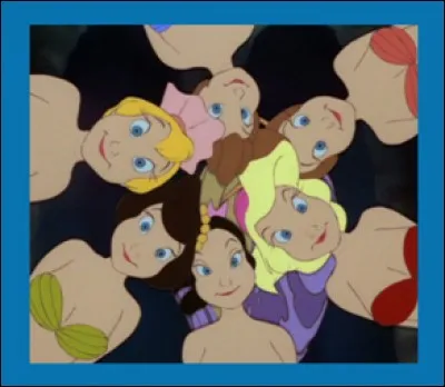 Dans "La Petite Sirène", quelle sur d'Ariel n'apparaît pas durant le spectacle donné par cette dernière en l'honneur du Roi Triton et du peuple de la mer ?