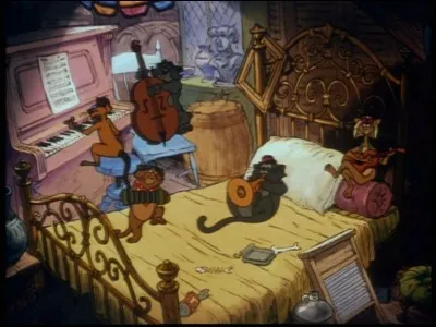 Dans "Les Aristochats", lors du buf organisé par la bande de Scat Cat, quelle association est fausse ?