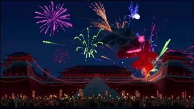 Lors de la célébration de la victoire de la Chine contre les Huns, qui tire le feu d'artifice final tuant par la même occasion le grand méchant Shan-Yu ?