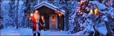 Communément, où habite le père Noël ?