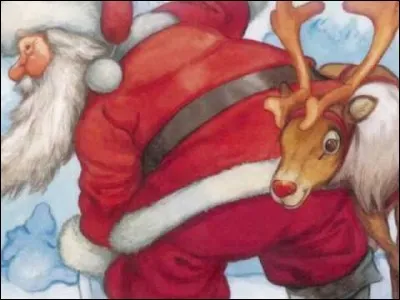 Parmi les rennes du père Noël, comment s'appelle celui au nez rouge ?