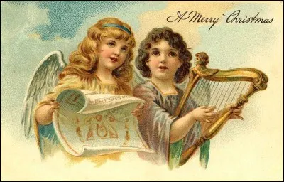 Voilà les anges qui certainement vous convient à la messe. De quoi jouent-ils ?