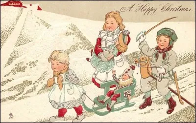 Qui est assis dans le traîneau ?