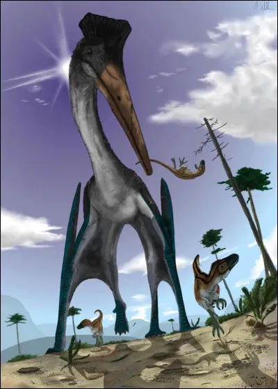 Quetzalcoatlus était le plus grand dinosaure volant.