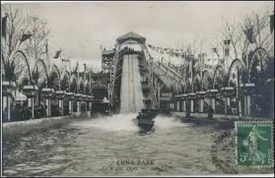 Que trouvait-on dans le Luna Park, ouvert en 1909 ?