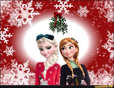Elles sont plus que prêtes pour les fêtes de Noël, il s'agit bien sûr d'Elsa et de sa jeune sur...