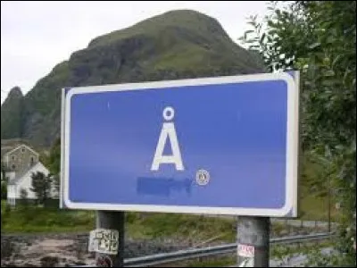 Dans quel pays un village s'appelle-t-il "Å" ?