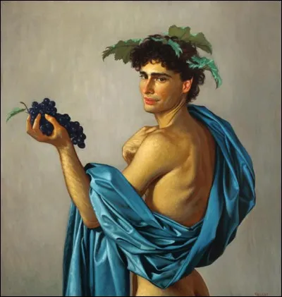 Du vin ! du vin ! du vin! Toujours ivre, je suis le dieu du vin, je suis né de la cuisse de mon père. Trouve mon nom,
encore du vin !