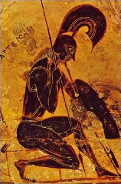 Belliqueux dieu de la guerre, je suis toujours assoiffé de sang et de violence, si tu veux que j'épargne ta misérable vie de mortel, dis comment je m'appelle .