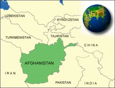 Quel pays n'a pas de frontière avec l'Afghnanistan ?