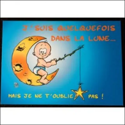 The moon is there, the moon is there, the moon is ther but the sun does not see her ...