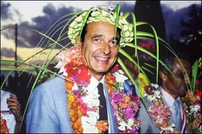 Où Chirac était-il lors de la prise de cette photo ?