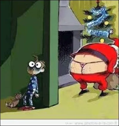 Pourquoi le petit garçon a-t-il l'air choqué ?