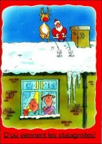 Que font le père Noël et son ami le renne ?