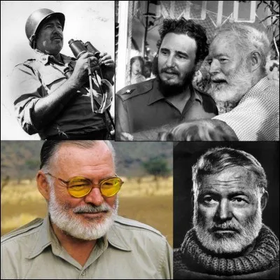 Le général Leclerc le traita de clown lorsqu'il lui demanda de lui donner quelques jeeps, un véhicule, quelques hommes pour aller libérer le bar du Ritz (un hôtel de luxe à Paris). Il nous a offert cette citation : 
« Un homme intelligent est parfois forcé de boire pour pouvoir passer du temps parmi les imbéciles »
Qui est ce prix Nobel de littérature ?