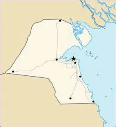 Combien de pays sont frontaliers avec le Koweït ?