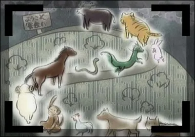 Dans quel ordre les animaux arrivèrent-ils donc devant le dieu ?