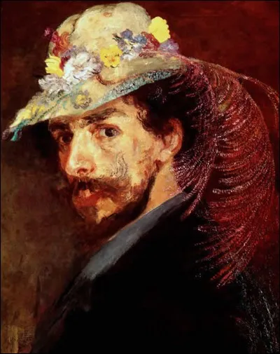 Qui a représenté ce "portrait au chapeau fleuri" ?