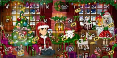 Combien y a-t-il de fenêtres VIP sur le calendrier de l'Avent VIP ?